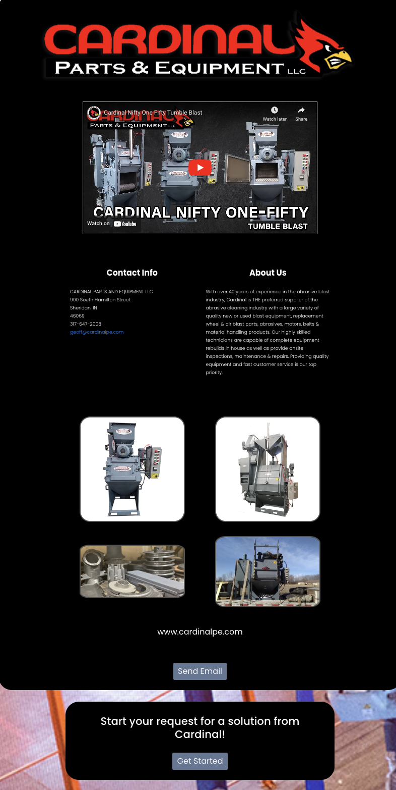 Company automation and robotics directory page for clients